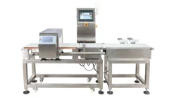 Hệ thống kết hợp máy dò kim loại và cân kiểm tra tích hợp có cơ cấu đẩy loại bỏ NG-7067
