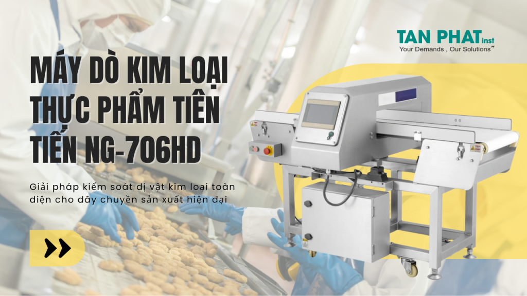 Máy dò kim loại thực phẩm tiên tiến NG-706HD