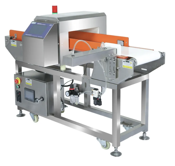 Băng tải tự động Máy dò kim loại cấp thực phẩm công nghiệp Thiết bị an toàn Máy tùy chỉnh OEM, hãng Shanan