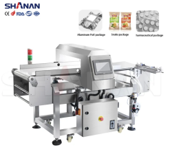 Máy dò kim loại bao bì giấy bạc độ nhạy 0,8 mm, hãng Shanan
