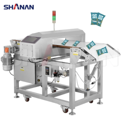 Máy dò kim loại thực phẩm tải trọng 25kg, độ chính xác cao, hãng Shanan