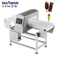 Máy dò kim loại thực phẩm 50–60Hz thân inox 304, hãng Shanan