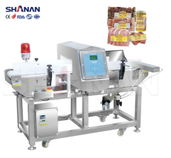 Máy dò kim loại thực phẩm băng tải tự động độ chính xác cao, hãng Shanan
