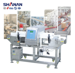 Máy dò kim loại băng tải tự động cho thực phẩm đóng hộp và mứt, hãng Shanan
