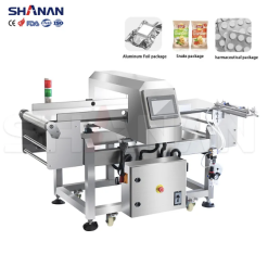 Máy dò kim loại cảm ứng cho nhà máy thực phẩm và dây chuyền bánh, hãng Shanan