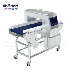 Máy dò kim loại thực phẩm băng tải độ nhạy cao, màn hình cảm ứng, hãng Shanan