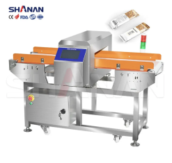 Máy dò kim loại băng tải thực phẩm tươi sống và đông lạnh, hãng Shanan.