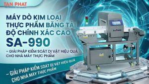 Máy Dò Kim Loại Thực Phẩm Băng Tải Độ Chính Xác Cao SA-990 – Giải Pháp Kiểm Soát Dị Vật Hiệu Quả Cho Nhà Máy Thực Phẩm