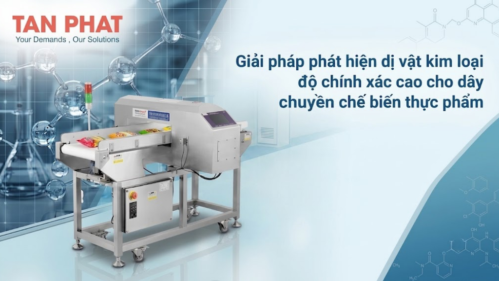 Giải pháp phát hiện dị vật kim loại độ chính xác cao cho dây chuyền chế biến thực phẩm