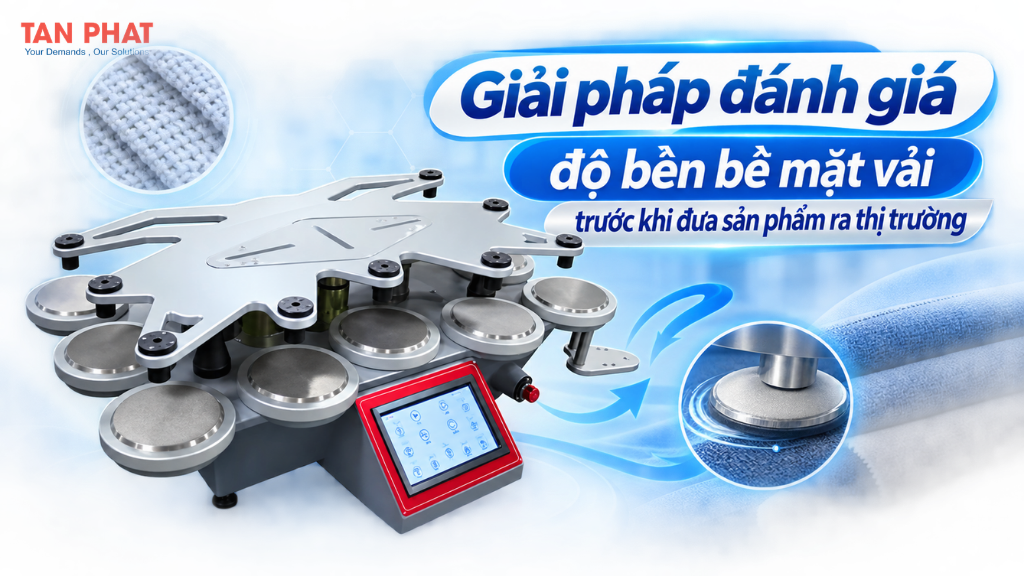 Giải pháp đánh giá độ bền bề mặt vải trước khi đưa sản phẩm ra thị trường