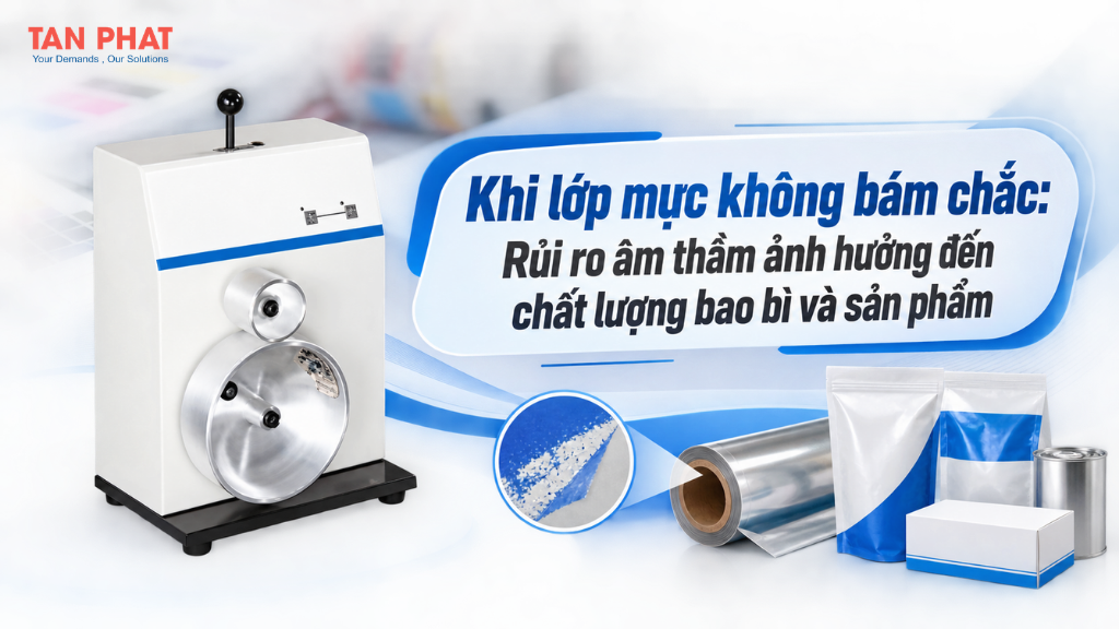 Khi lớp mực không bám chắc: Rủi ro âm thầm ảnh hưởng đến chất lượng bao bì và sản phẩm